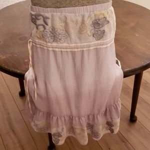 Luluvia Floral Print Skirt Lavender. must see!!!